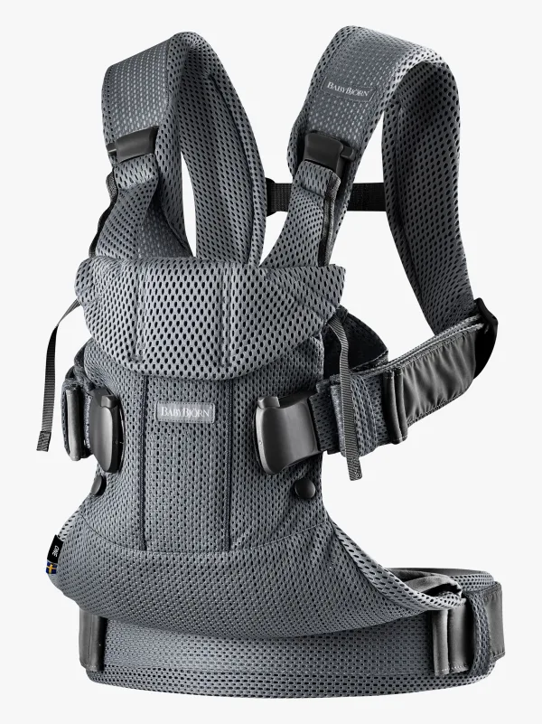 BabyBjörn BabyBjörn One Air Bärsele 3D Mesh, Antracit Grey
