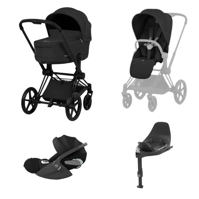 Cybex Cybex Priam Barnvagn inkl. Cloud T Paket, Sepia Black/Black