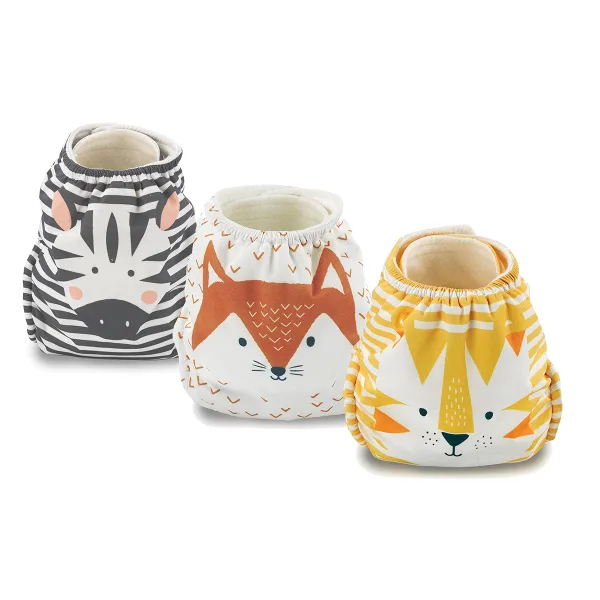 Kit & Kin tygblöjor 3-pack
