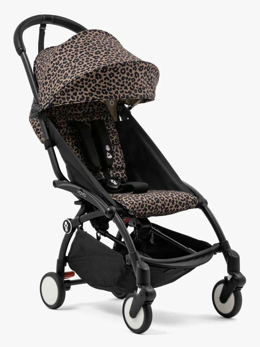 Stokke Stokke YOYO 3 Sittvagn 6+, Leopard/Black